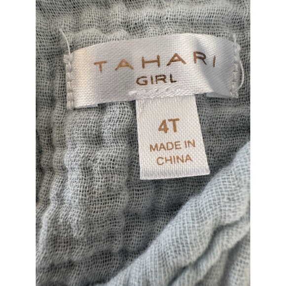 Girl’s Tahari summer outfit Top Shorts headband 3pc Outfit Set Size 4T Toddler - Picture 5 of 11
